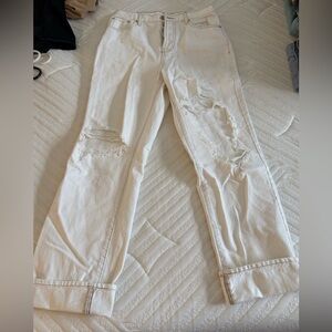 PacSun Cream Denim Jeans